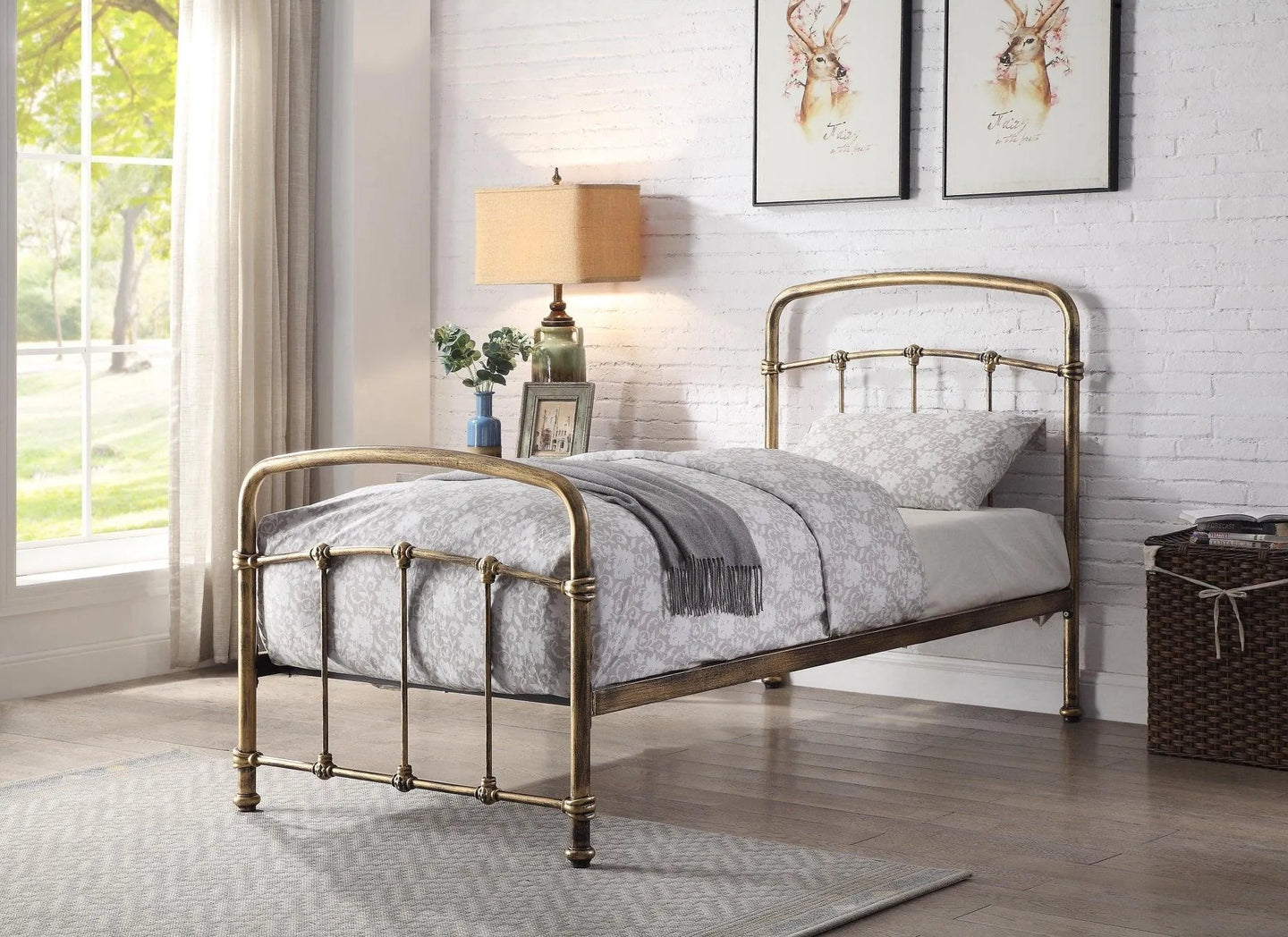 Mostyn Single Metal Bed